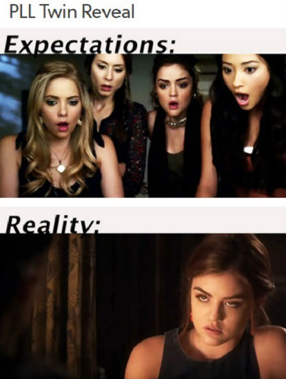 pll twins reveal meme