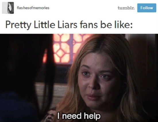 pretty little liars fans be like