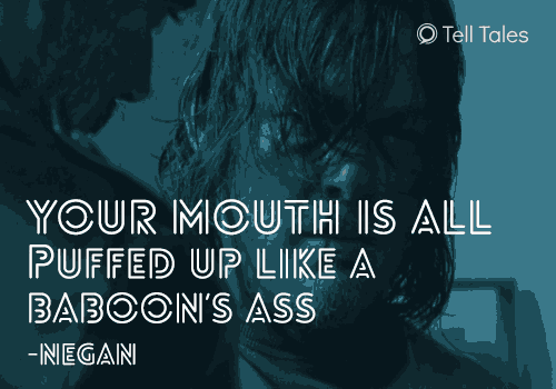 negan baboon quote