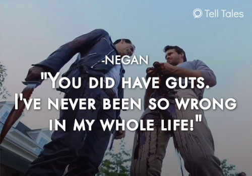 negan guts quote