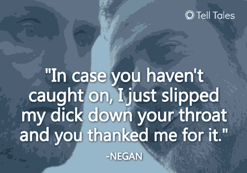 negan dick quote