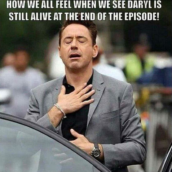 daryl die meme