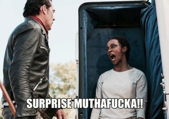 sasha negan meme