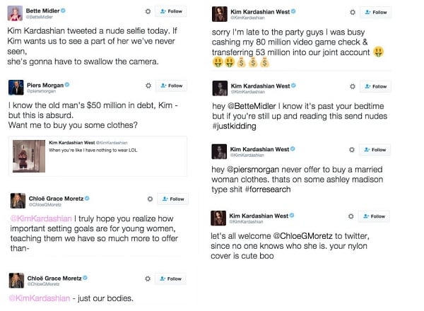 kim kardashian twitter beef