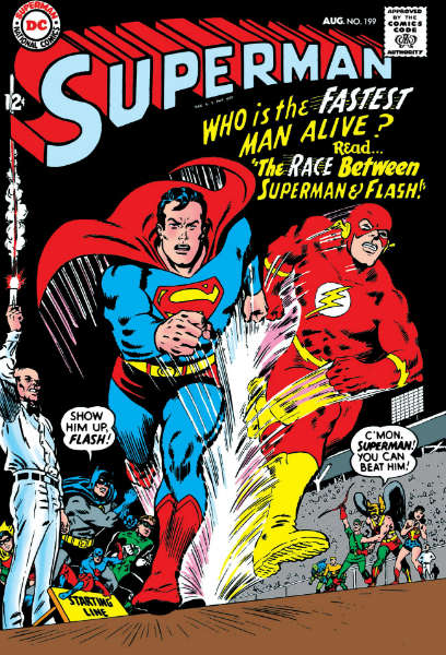 superman flash race