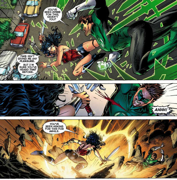 wonder woman green lantern