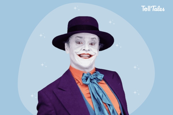 Jack Nicholson as the joker