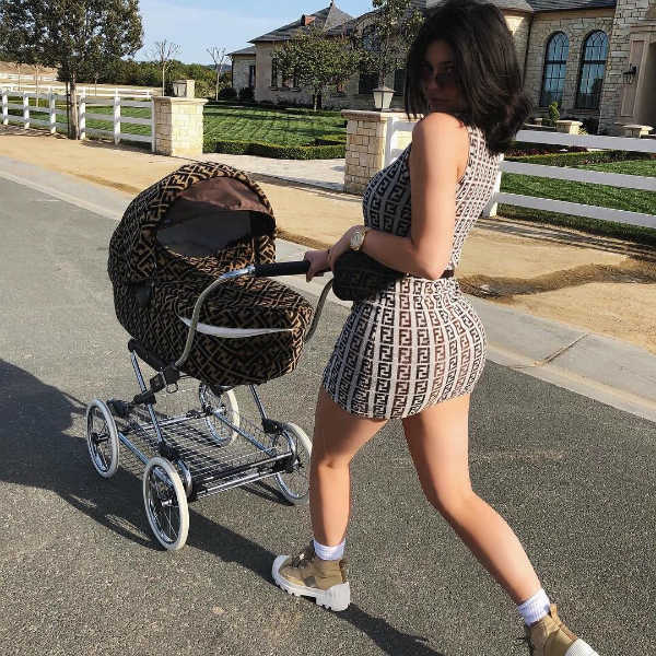 kylie jenner fendi stroller