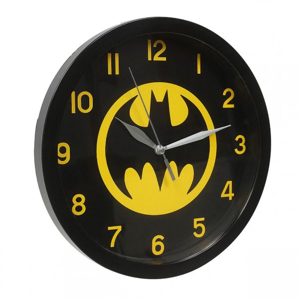 batman logo clock