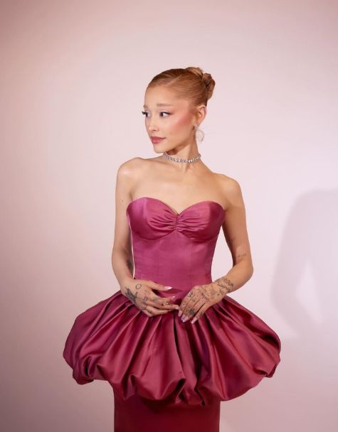 ariana grande in 2024 as she promotes the Wicked movie