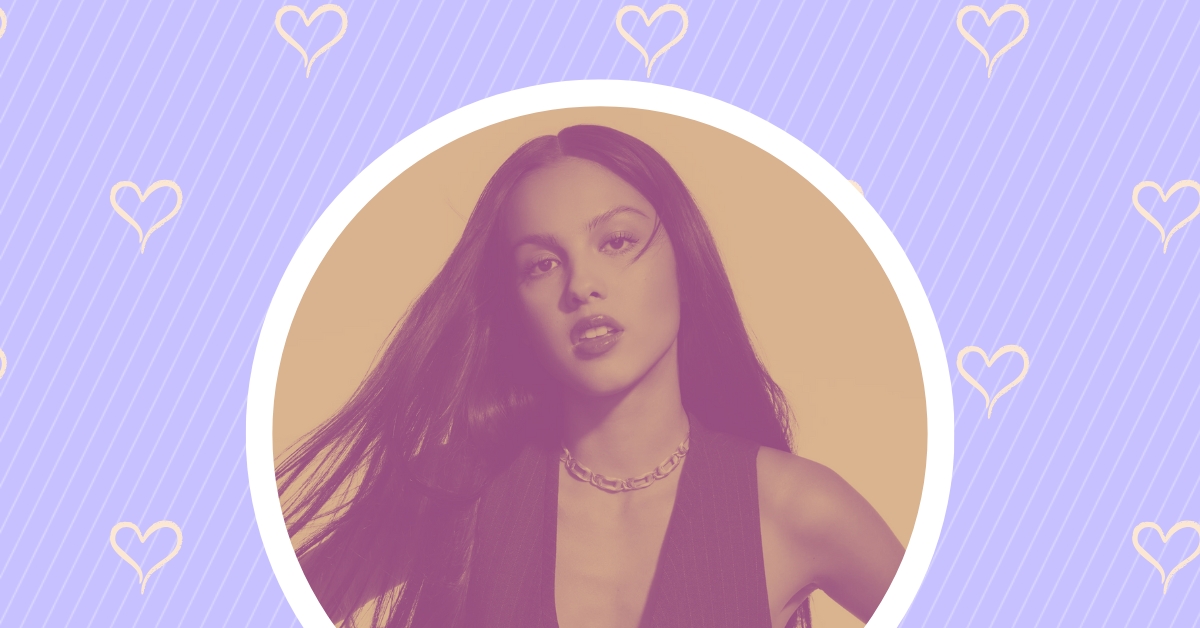 olivia rodrigo's dating history with love hearts
