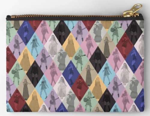 taylor swift patterned pouch