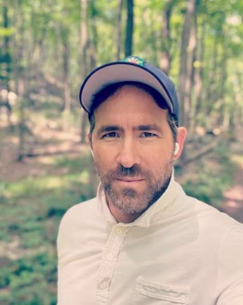 Ryan Reynolds looking anxious