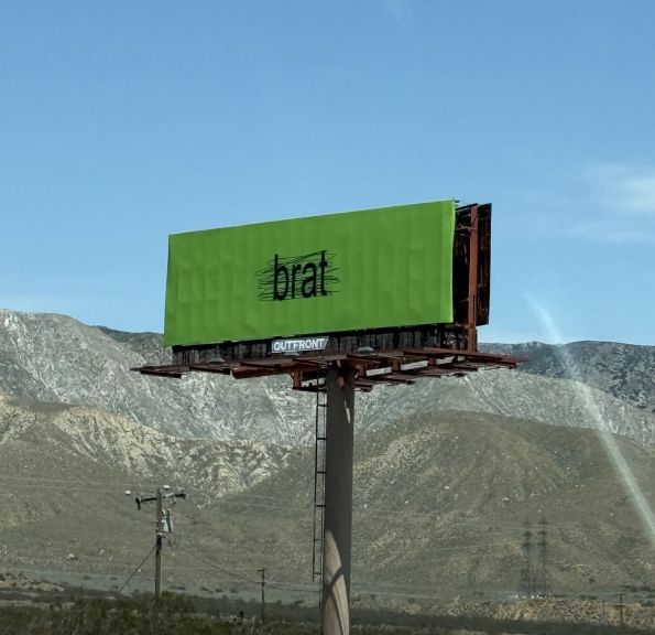 charli xcx brat coachella billboard