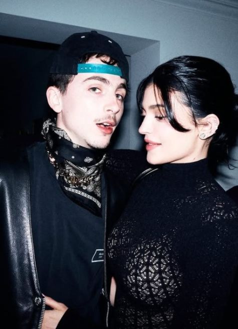 kylie and timothee at a poker night