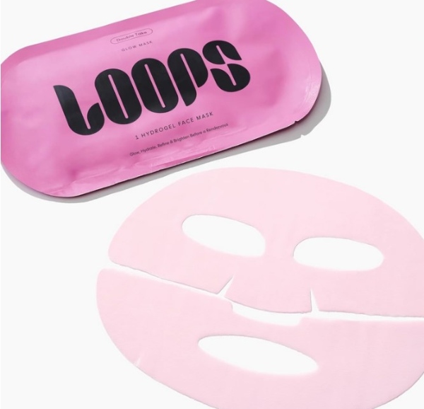 LOOPS DOUBLE TAKE Glow Hydrogel Face Mask