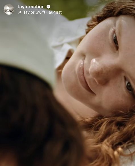 taylor swift august song on story