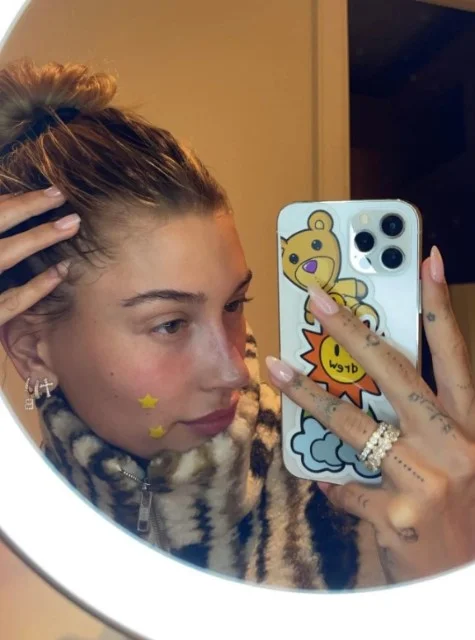 hailey bieber pimple patch 2022