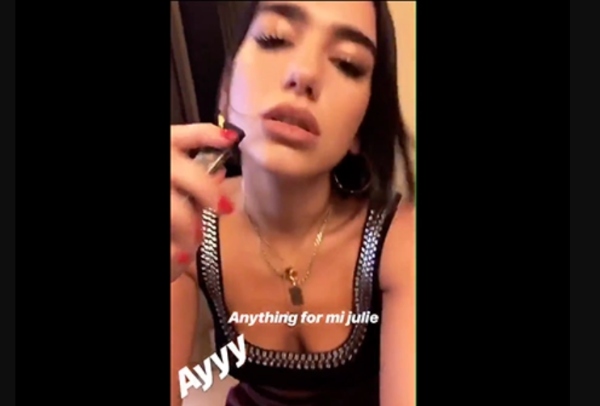 dua lipa vaping