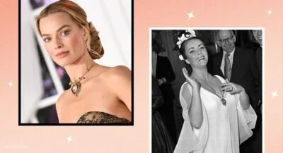 margot robbie liz taylor necklace