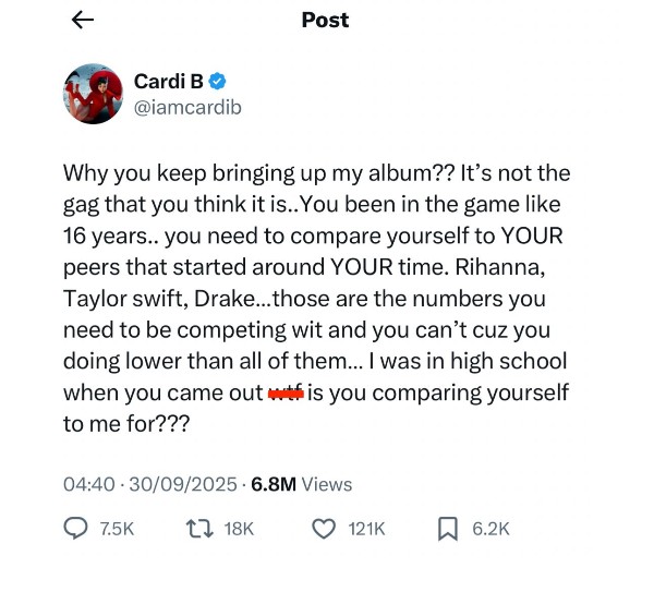 cardi b responds nicki