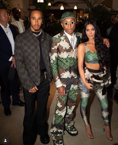 kim kardashian lewis hamilton pharrell