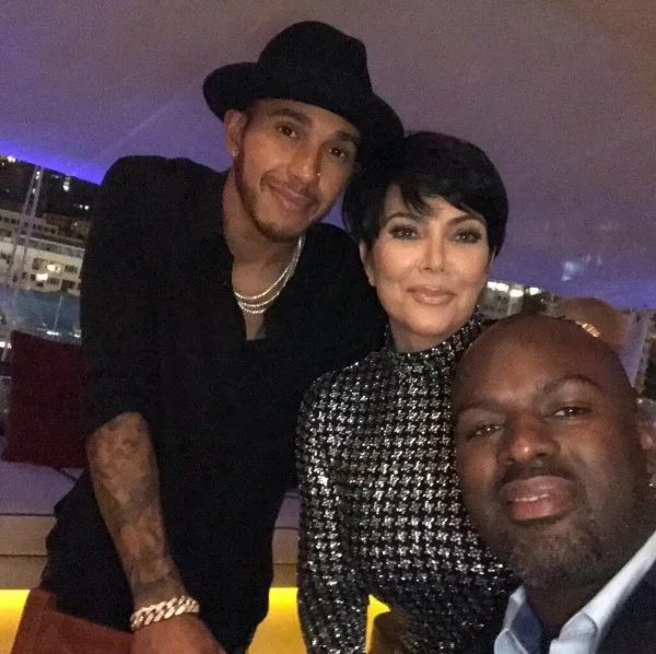 kris jenner lewis hamilton