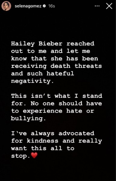 selena defend hailey