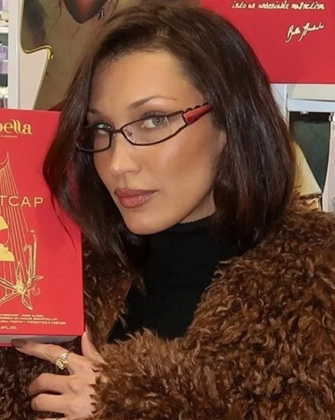 bella hadid in glasses