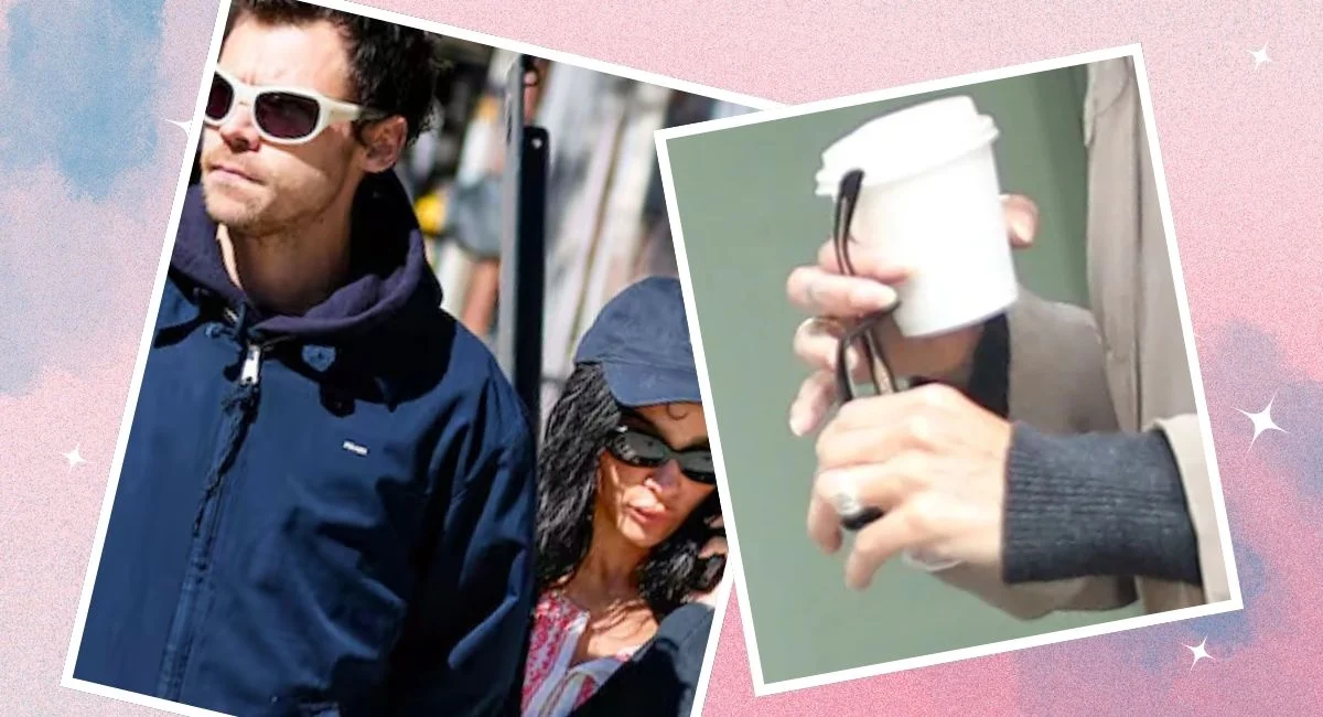 harry styles zoe kravitz kiss, spark engagement rumors