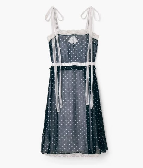 marc jacobs Ribbon Strap Chiffon Dress