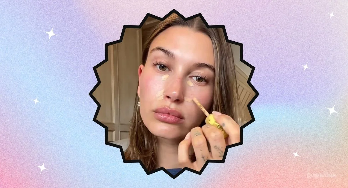 hailey bieber concealer routine