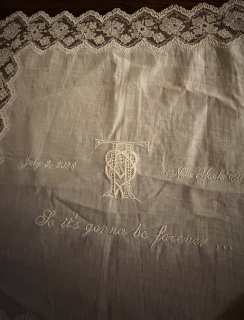 taylor travis wedding handkerchief