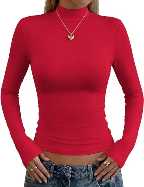Zeagoo Mock Neck Top