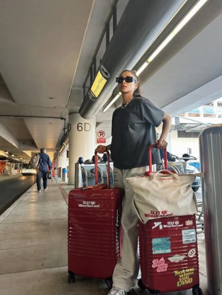 shay mitchell travelling